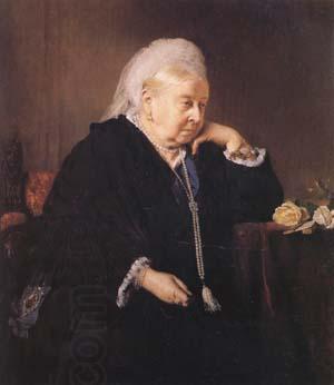 Heinrich von Angeli Queen Victoria in Mourning (mk25)
